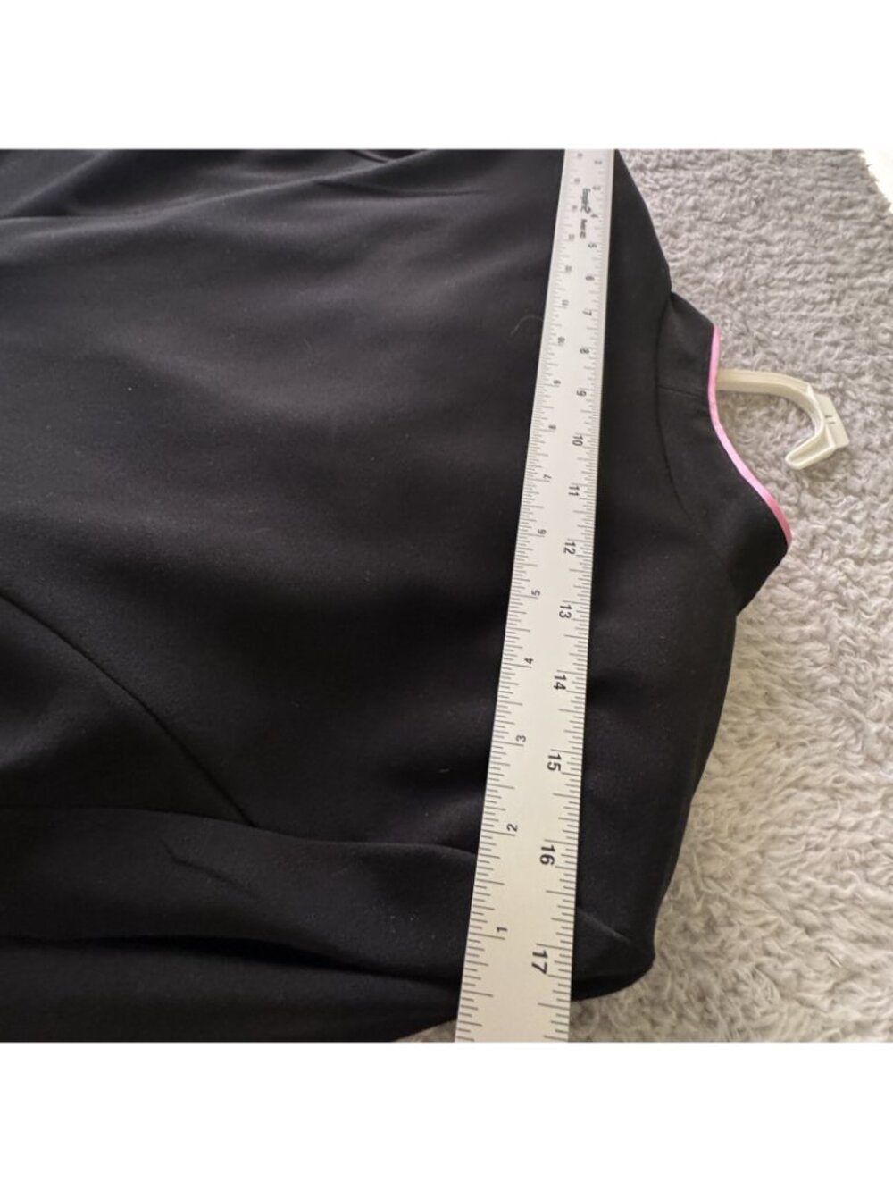 Mid-Century Style Suit 3pc Women's Sz 8 Jacket Black Knit Pink Satin Midi Skirt - Picture 9 of 16